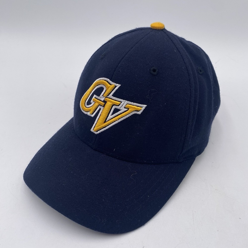 Grand Valley State University GVSU Lakers Hat Blue Snapback Adjustable Cleaned